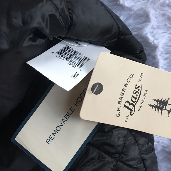 Bass Duck Down Knit Back Puffer Jacket - Picture 6 of 6